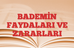 bademi̇n faydalari ve zararlari