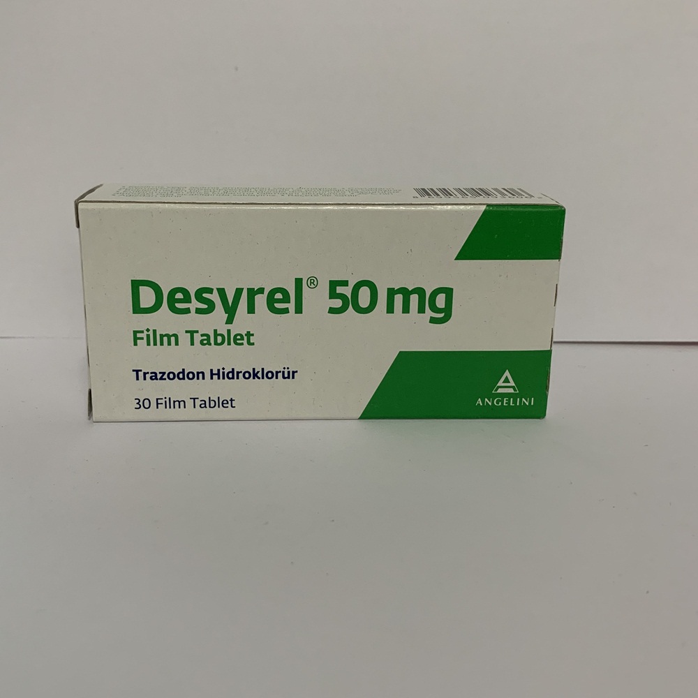 desyrel 50 mg 30 film tablet