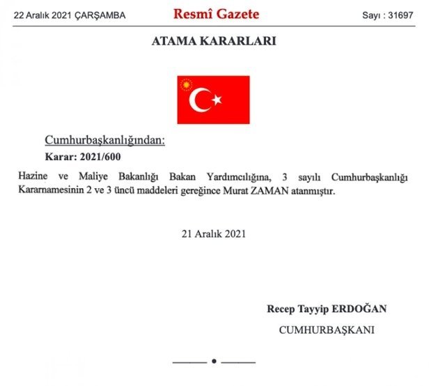 murat zaman kimdir kac yasinda hazine ve maliye bakani yardimcisi murat zaman nereli iste ozgecmisi 1640164577398